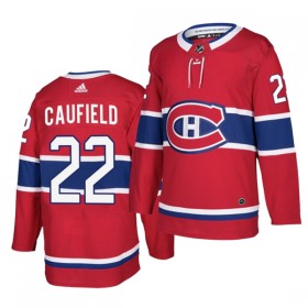 Dresovi Montreal Canadiens Cole Caufield 22 Adidas Crvena Authentic - Muške